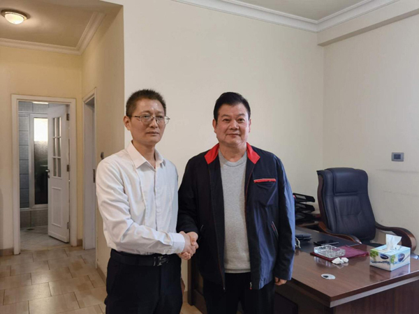 CG电子公司董事长王元旦一行接见中铁二局埃塞分公司